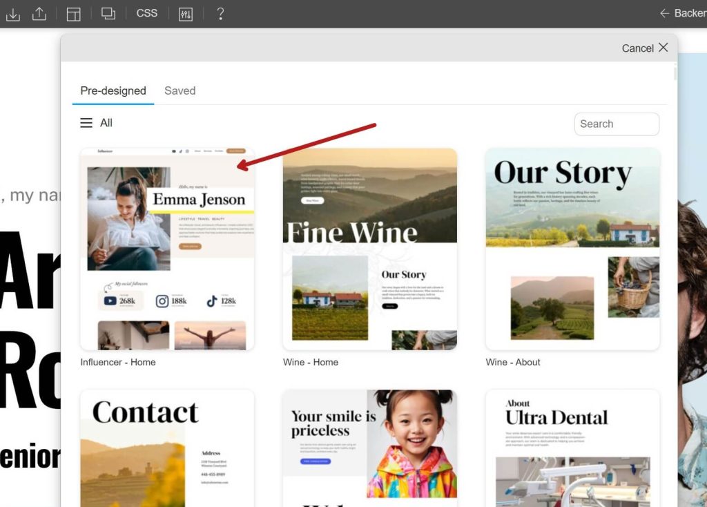 Influencer Home Image